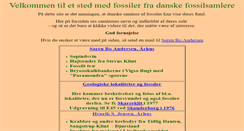 Desktop Screenshot of danske-fossiler.dk