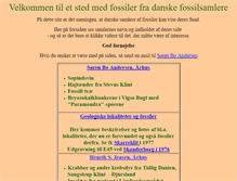 Tablet Screenshot of danske-fossiler.dk